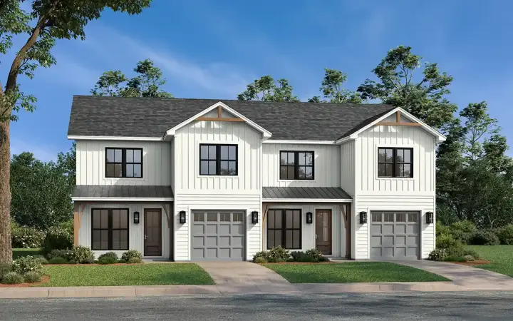 Modern Farmhouse house plans 50-581 - front exterior, 3,162 sq ft, 3 bed, 4 bath house plans | Monster House Plans