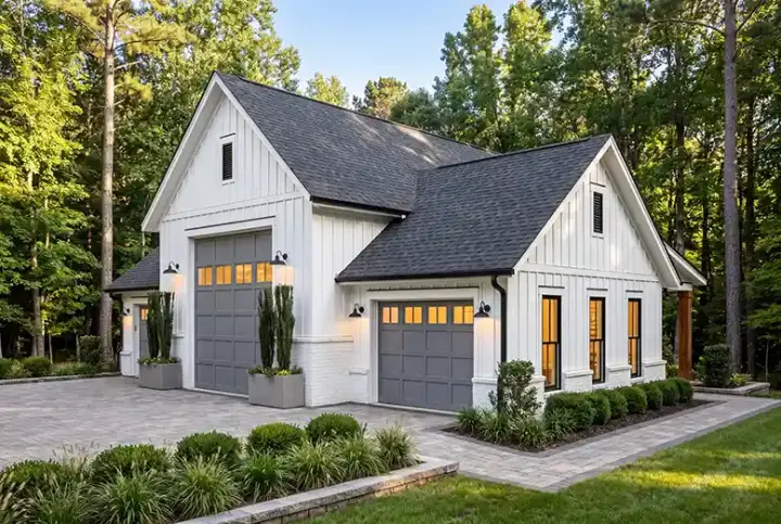 Modern Farmhouse house plans 50-637 - front exterior, 1,872 sq ft, 0 bed, 0 bath house plans | Monster House Plans