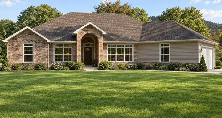 Traditional house plans 51-105 - front exterior, 2,012 sq ft, 2 bed, 2 bath house plans | Monster House Plans