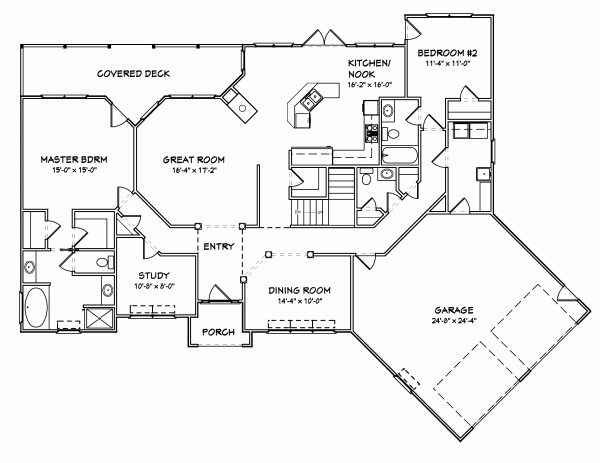 Main Floor Plan: 51-105