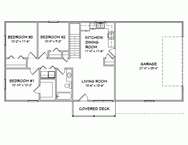 Main Floor Plan: 51-108