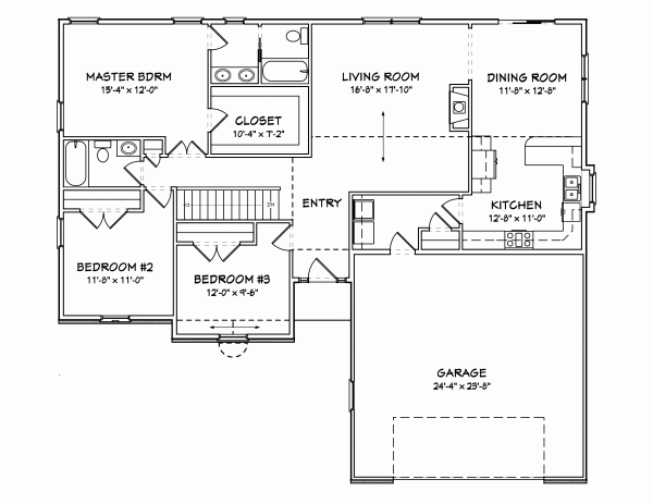 Main Floor Plan: 51-112