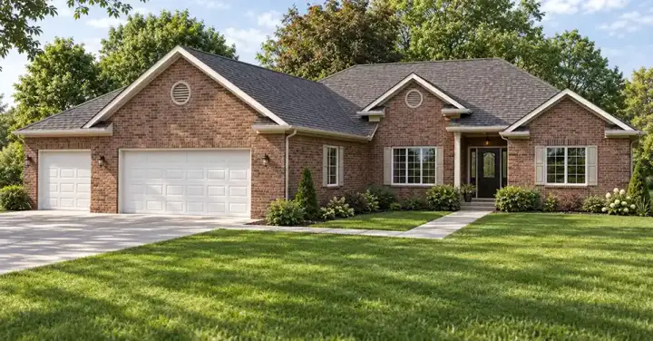 Traditional house plans 51-113 - front exterior, 1,968 sq ft, 3 bed, 2 bath house plans | Monster House Plans