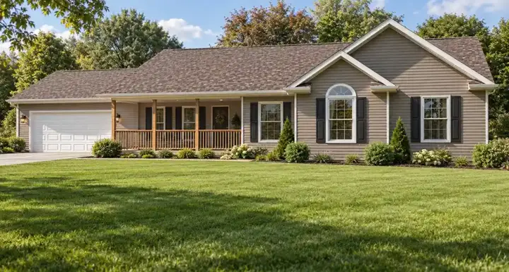 Traditional house plans 51-114 - front exterior, 1,662 sq ft, 3 bed, 2 bath house plans | Monster House Plans