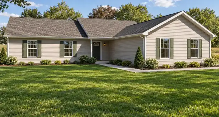 Traditional house plans 51-115 - front exterior, 1,620 sq ft, 3 bed, 2 bath house plans | Monster House Plans