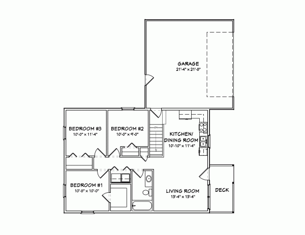 Main Floor Plan: 51-121