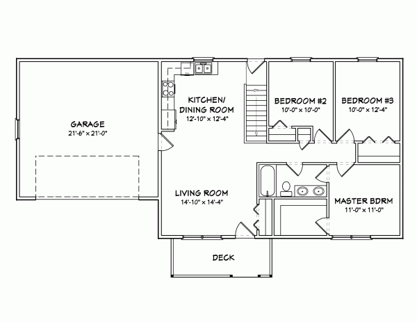 Main Floor Plan: 51-122