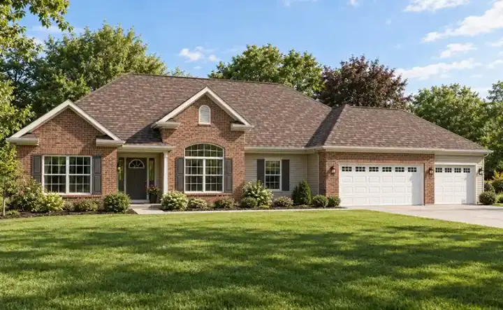 Traditional house plans 51-125 - front exterior, 1,724 sq ft, 3 bed, 2 bath house plans | Monster House Plans