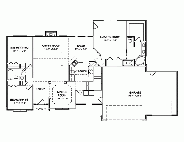 Main Floor Plan: 51-125