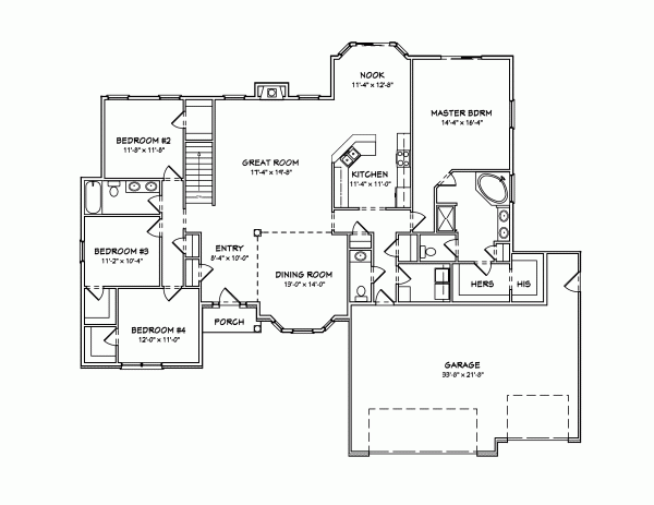 Main Floor Plan: 51-127