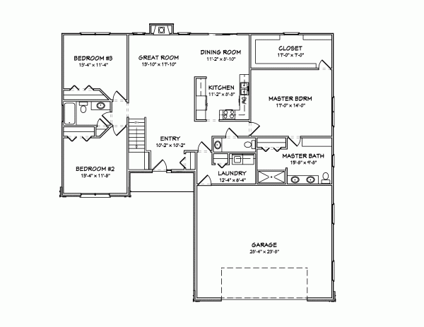 Main Floor Plan: 51-131