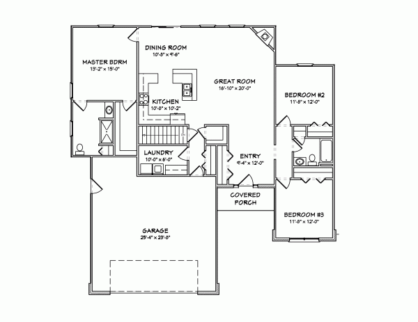 Main Floor Plan: 51-132