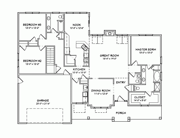 Main Floor Plan: 51-133