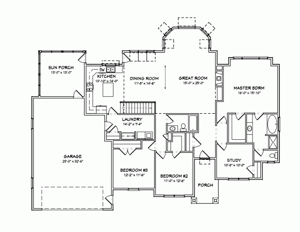 Main Floor Plan: 51-134