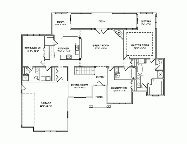 Main Floor Plan: 51-135