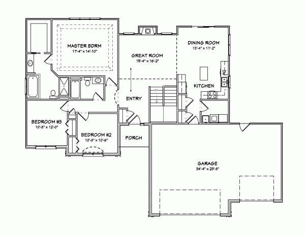 Main Floor Plan: 51-136