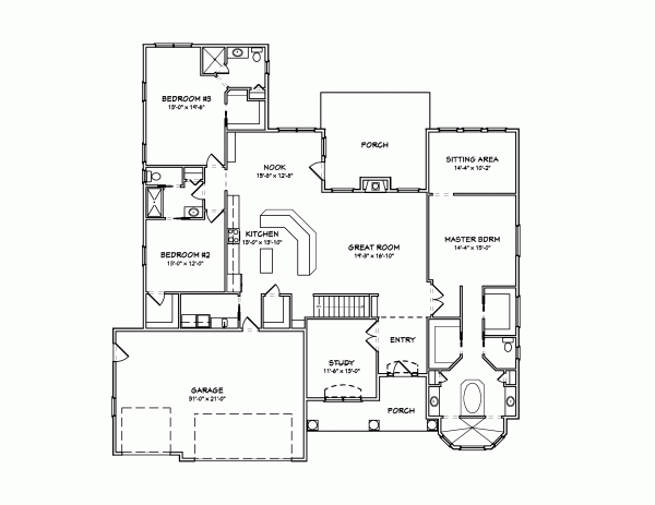 Main Floor Plan: 51-142