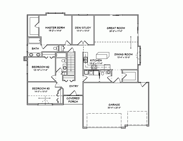 Main Floor Plan: 51-143