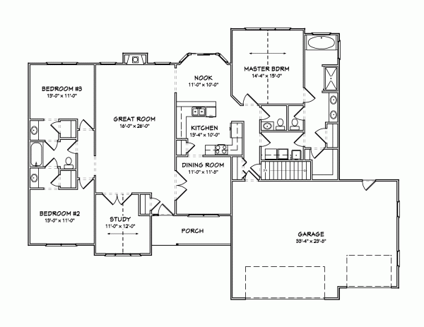 Main Floor Plan: 51-144