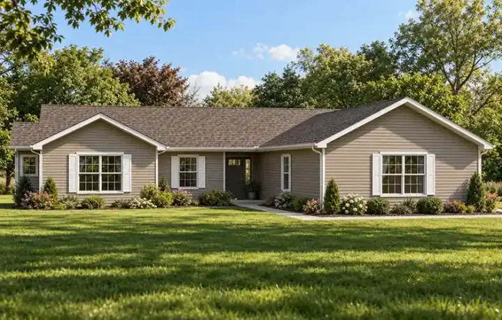 Traditional house plans 51-146 - front exterior, 1,816 sq ft, 3 bed, 2 bath house plans | Monster House Plans