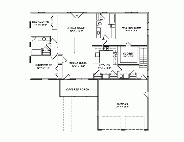 Main Floor Plan: 51-148