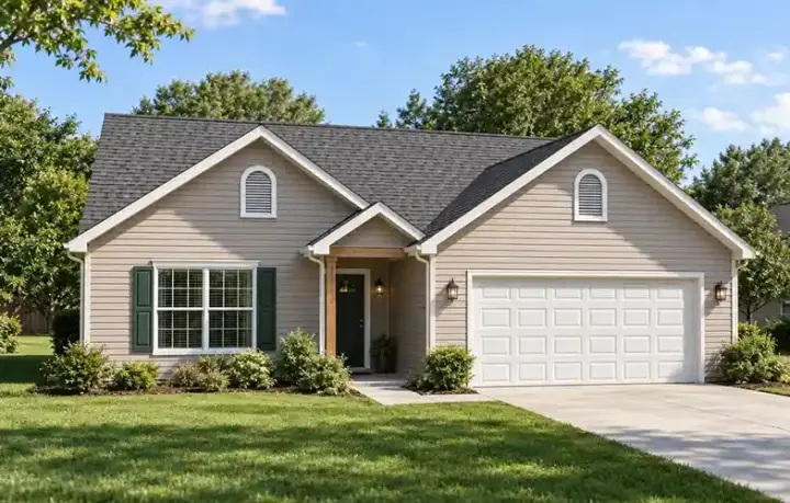 Traditional house plans 51-149 - front exterior, 1,332 sq ft, 3 bed, 2 bath house plans | Monster House Plans
