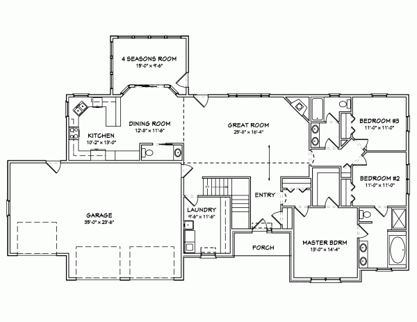Main Floor Plan: 51-150