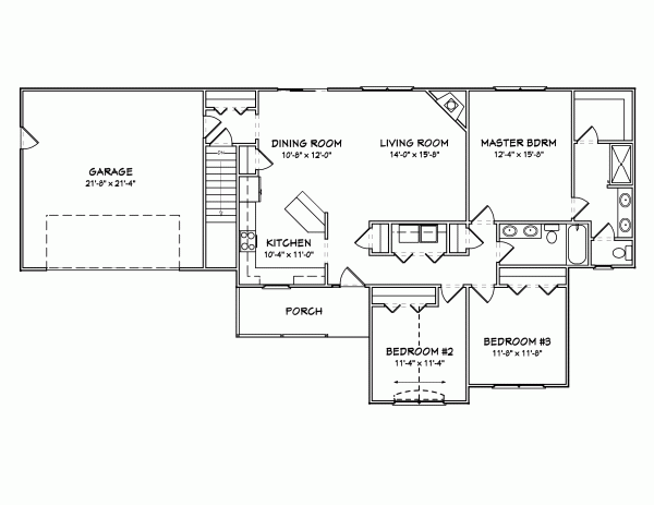 Main Floor Plan: 51-152
