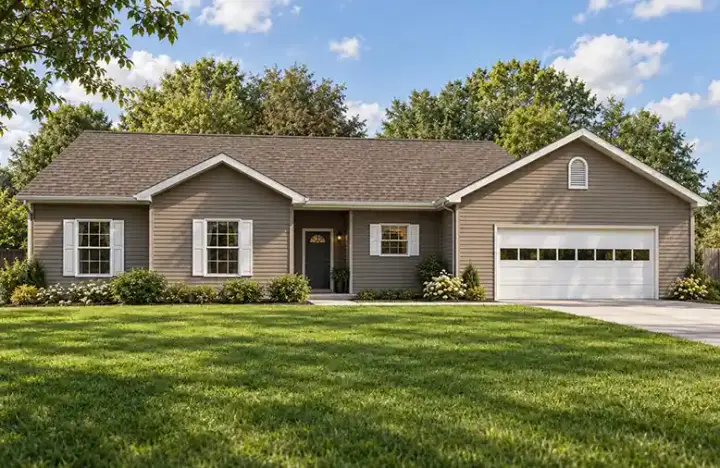 Traditional house plans 51-154 - front exterior, 1,806 sq ft, 3 bed, 2 bath house plans | Monster House Plans