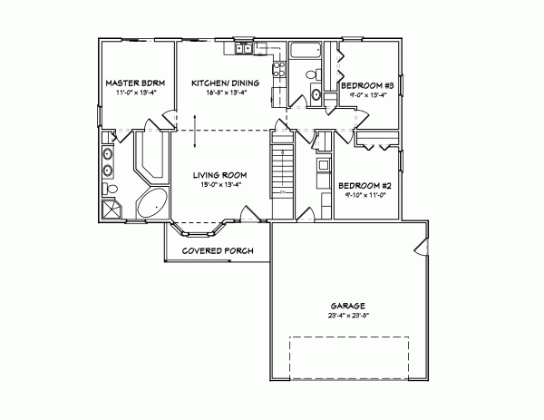 Main Floor Plan: 51-156
