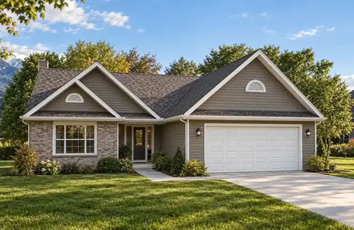 Traditional house plans 51-160 - front exterior, 1,568 sq ft, 3 bed, 2 bath house plans | Monster House Plans