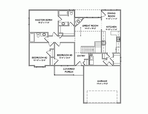 Main Floor Plan: 51-167