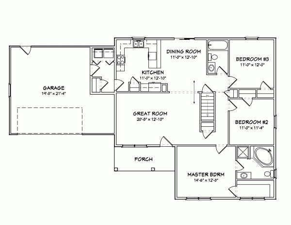 Main Floor Plan: 51-168
