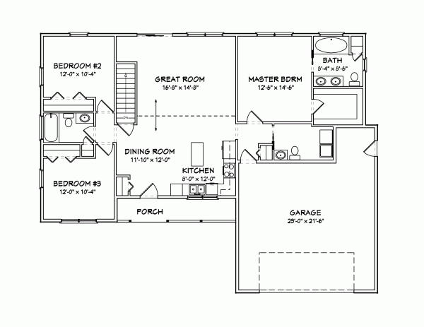 Main Floor Plan: 51-169