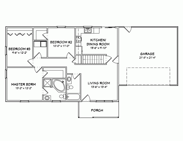 Main Floor Plan: 51-173