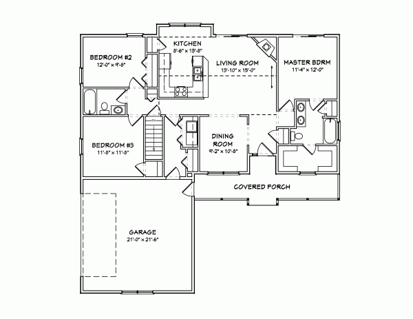 Main Floor Plan: 51-180