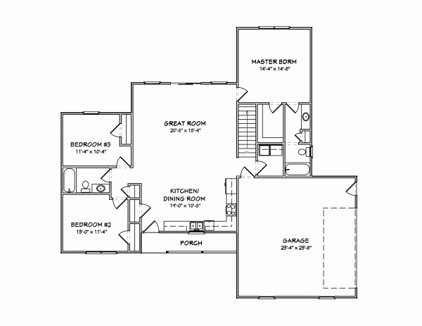 Main Floor Plan: 51-181