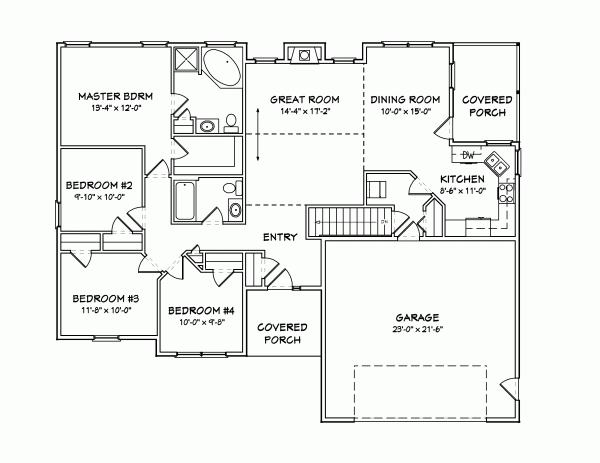 Main Floor Plan: 51-182