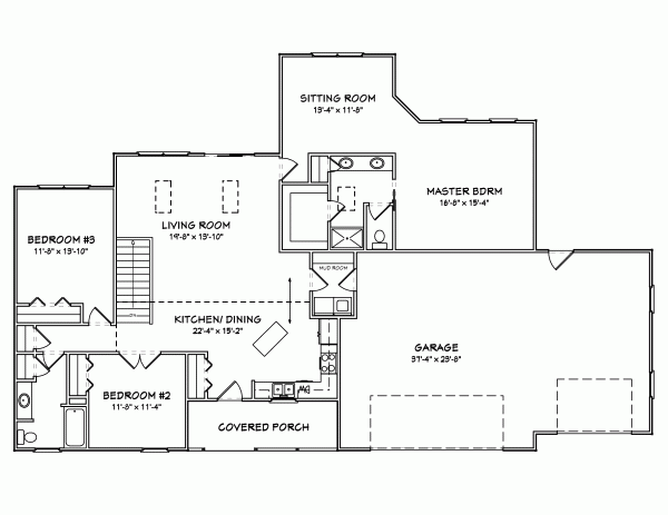Main Floor Plan: 51-183