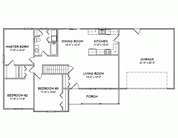 Main Floor Plan: 51-185