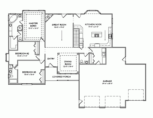 Main Floor Plan: 51-187