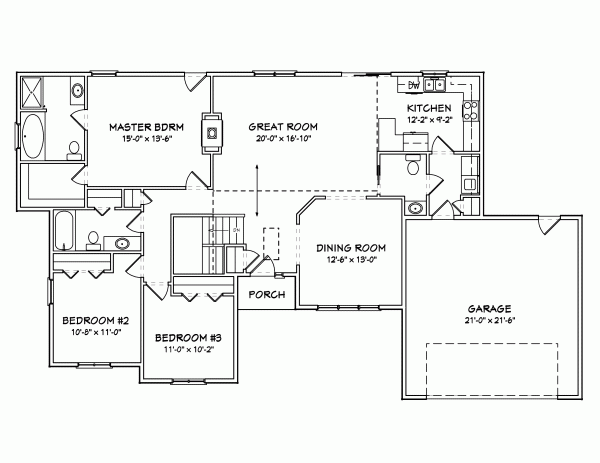 Main Floor Plan: 51-190