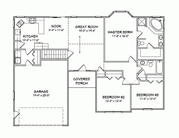 Main Floor Plan: 51-194