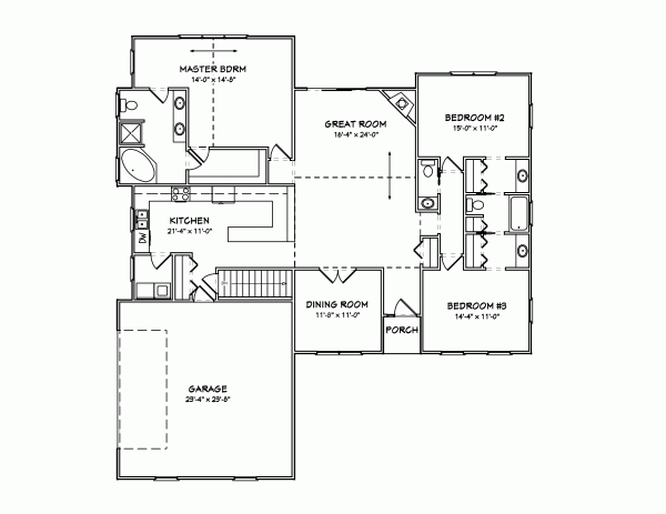 Main Floor Plan: 51-196