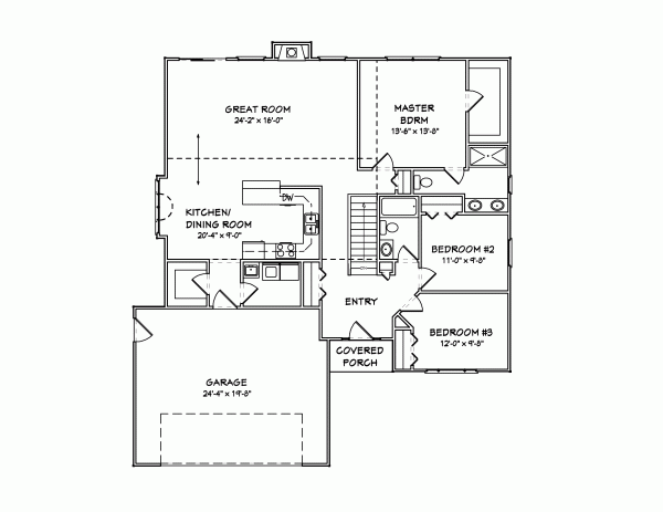 Main Floor Plan: 51-200