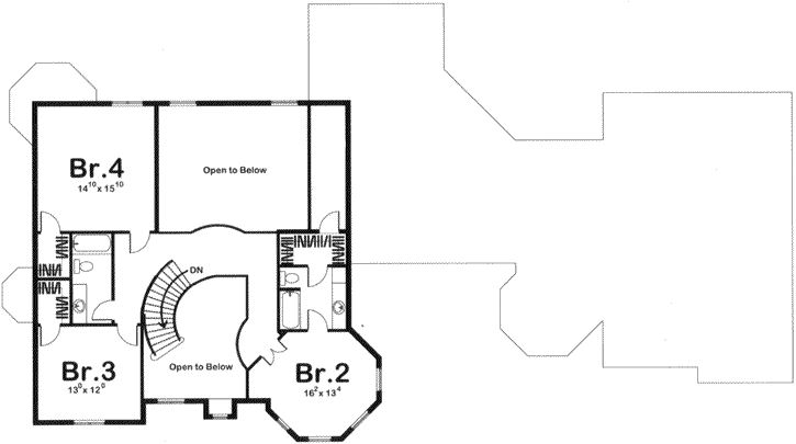 Upper/Second Floor Plan: 52-102