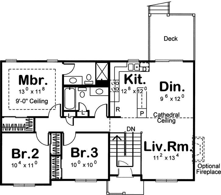 Main Floor Plan: 52-106