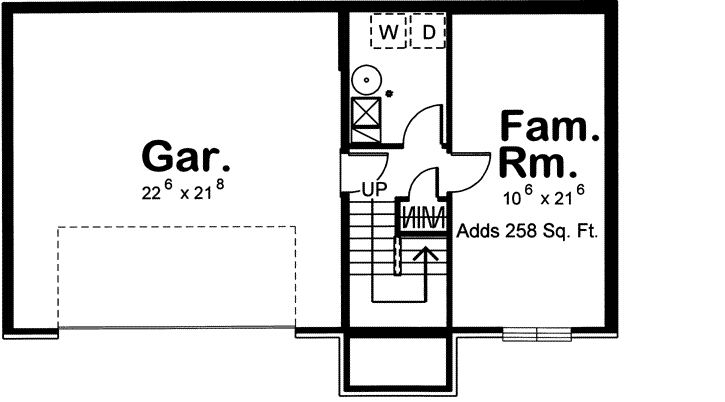 Lower Floor Plan: 52-107