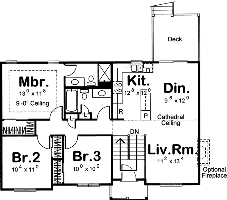 Main Floor Plan: 52-108