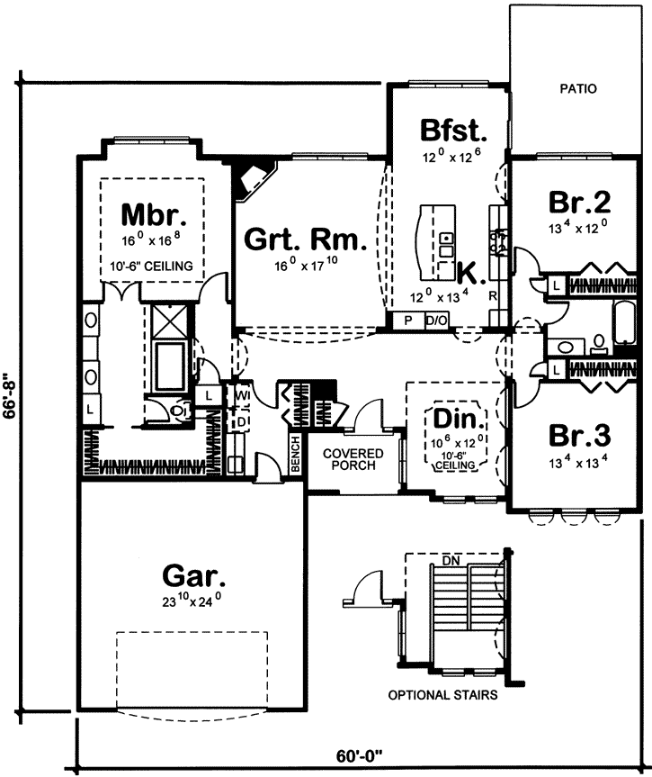 Main Floor Plan: 52-117